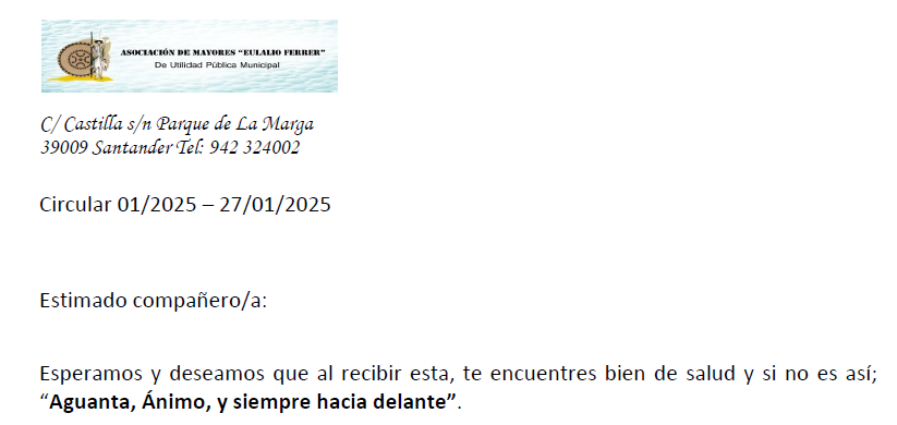 Circular Enero 2025